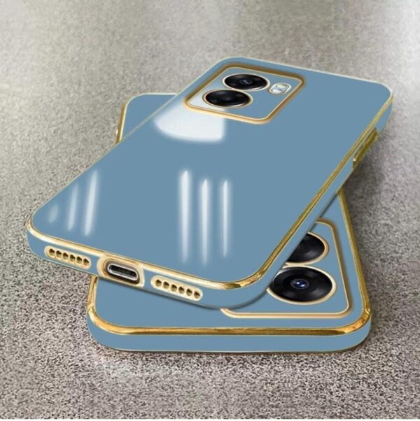Luxury Premium Electroplated Gold Plated Case Cover and 3D Glass Protector For Oppo A57/A77/A77S - Image 31