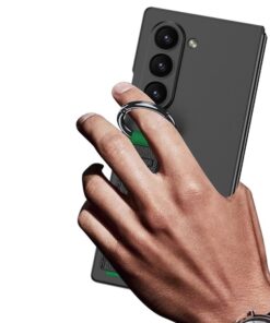 Alternative view of Samsung Galaxy Fold 5/6 Case with Wristrap, Supports Wireless Charging Camera Screen Protector Full Body Shockproof Case