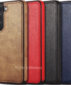 Luxury Premium PU Line Leather Stitching Case Cover For Samsung Galaxy S24/S24 Plus