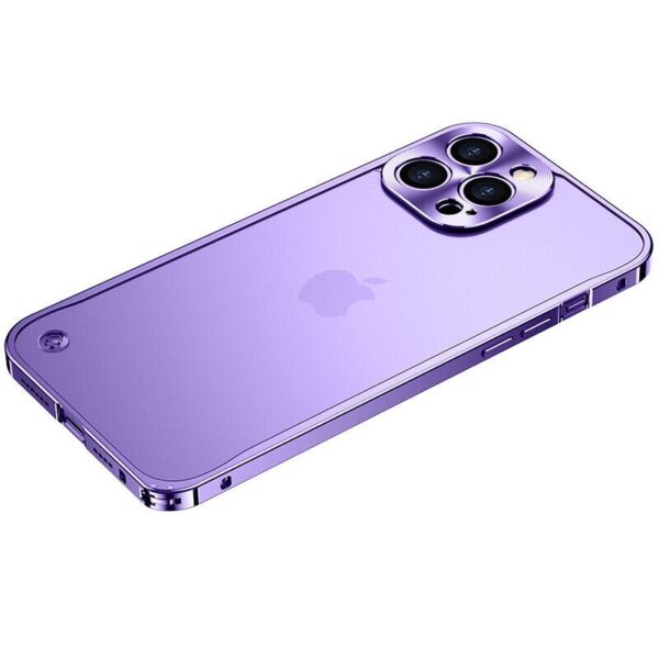 Luxury Premium Magsafe Magnetic Aluminum Metal Case Cover and 3D Glass Protector for iPhone 14 Pro Max - Image 5