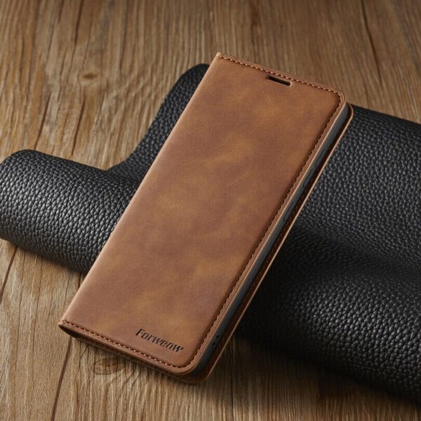 Tecno Camon 19 Series Forwenw Leather Flip Cover