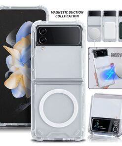Luxury Premium Shockproof Clear MagSafe Magnetic Cover Case For Samsung Galaxy Z Flip 3/ Z Flip 4