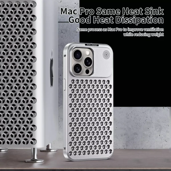 Luxury Ultra thin Aluminum Alloy Heat Dissipation Aromatherapy Anti-Scratch Slim Case Cover For iPhone series - Image 56