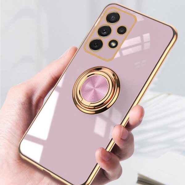 Luxury Premium Electroplated Gold Plated Case Cover and 3D Glass Protector For Samsung A13 - Image 12