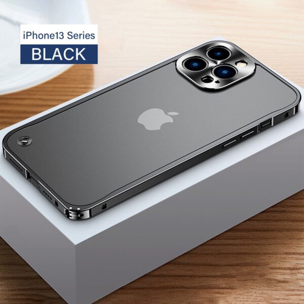 Luxury Premium Magsafe Magnetic Aluminum Metal Case Cover and 3D Glass Protector for iPhone 14 Pro Max - Image 4