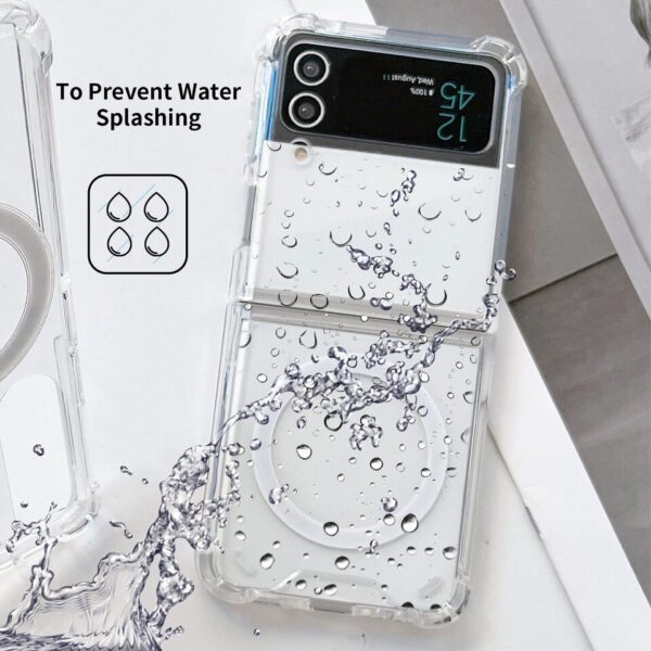 Luxury Premium Shockproof Clear MagSafe Magnetic Cover Case For Samsung Galaxy Z Flip 3/ Z Flip 4 - Image 17