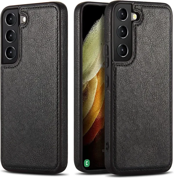 Luxury Premium PU Line Leather Stitching Case Cover For Samsung Galaxy S24/S24 Plus - Image 8