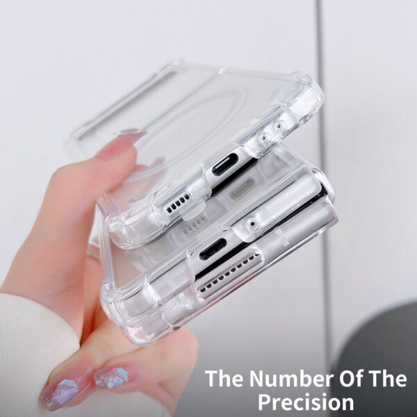 Luxury Premium Shockproof Clear MagSafe Magnetic Cover Case For Samsung Galaxy Z Fold 3/ Z Fold 4 - Image 38