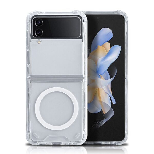 Luxury Premium Shockproof Clear MagSafe Magnetic Cover Case For Samsung Galaxy Z Flip 3/ Z Flip 4 - Image 19