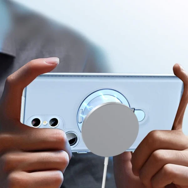 Luxury Premium Traslucent Case Cover With Ring Stand For Samsung Galaxy S22 Ultra/S23 Ultra - Image 21