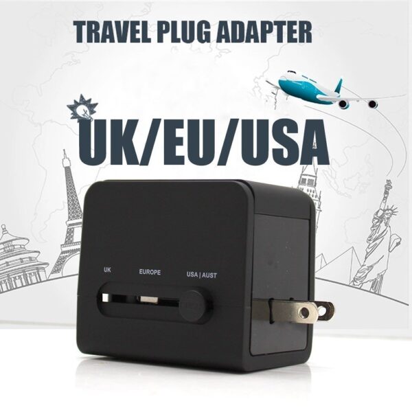 Premium ONESAM Universal Travel Adaptors Fast Charging USB-C + USB Port Output Type-C - Image 18