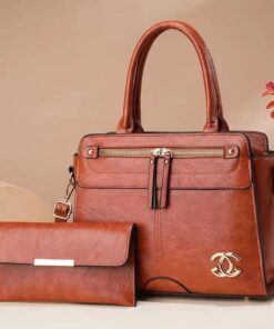 Timeless Elegance 2 in 1 Premium PU Leather Classic Fashion Handbag