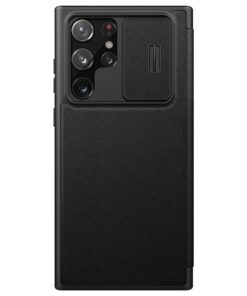 Samsung Galaxy S22 Ultra Premium Luxury Nillkin Qin Pro Series 360° Leather Flip Case Limited Edition