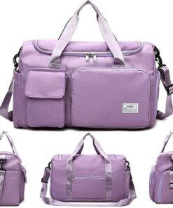 Travel Duffel Bags Sports Bag, purple, Big Capacity