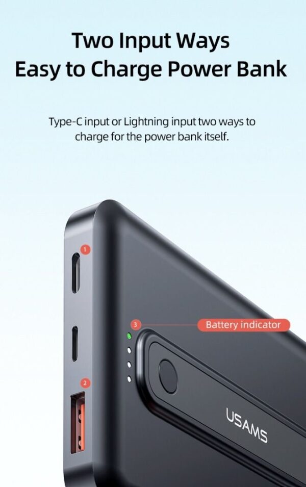 USAMS 10000mah 22.5W Fast Magnetic Wireless Portable Powerbank - Image 18