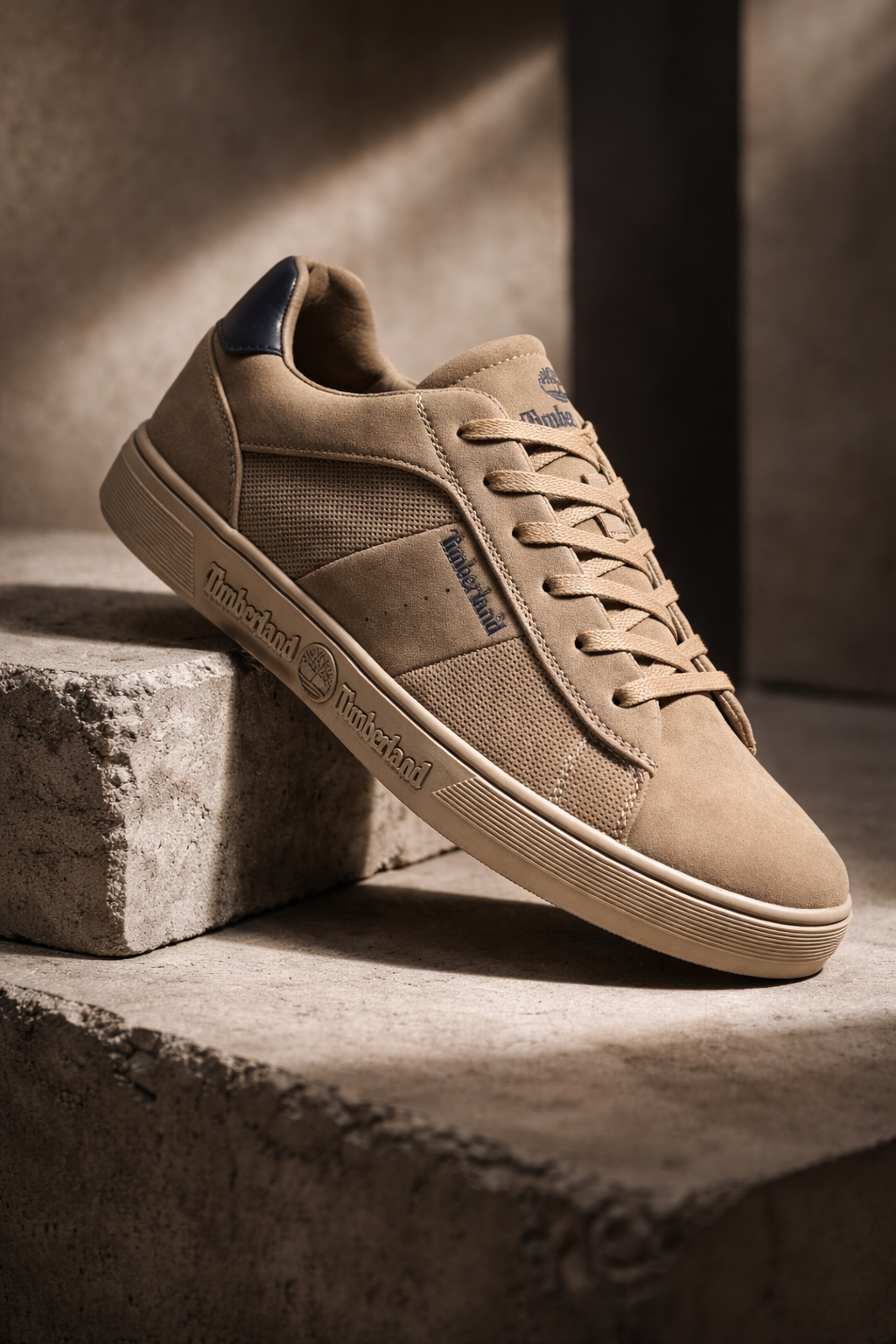 Men’s Nubuck Low-Top Casual Sneakers - Image 3