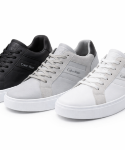Men’s Modern Leather Low-Cut Sneakers – Everyday Office & Street Wear