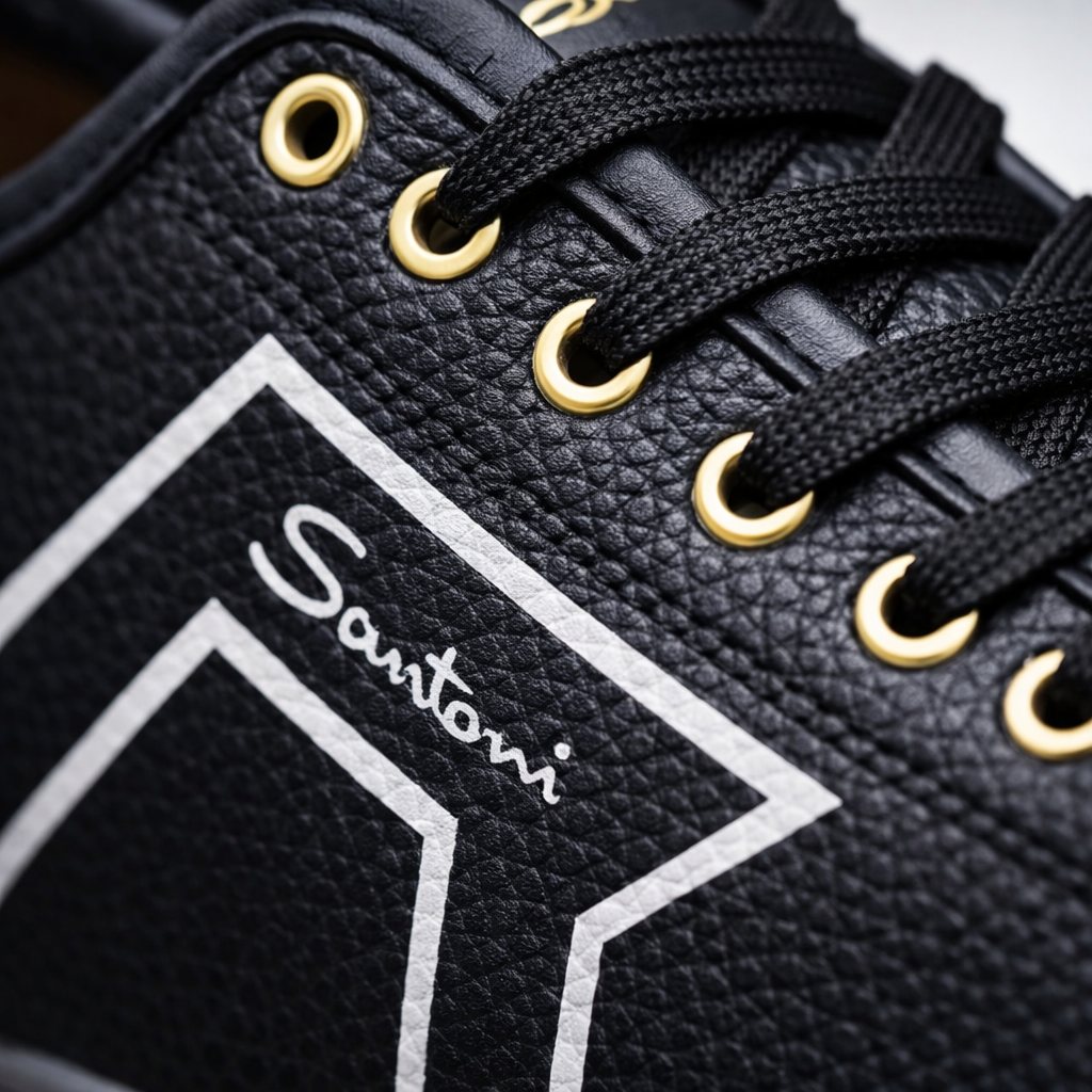 Men’s Premium Leather Low-Top Sneakers – Luxury Casual Lace-Up Shoes - Image 5