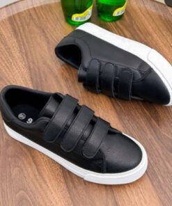 ComfortFlex Velcro Leather Sneakers – Ladies Edition