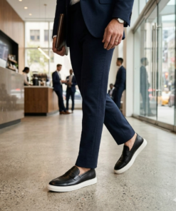 Alternative view of Premium Smart Plain Casual Loafers