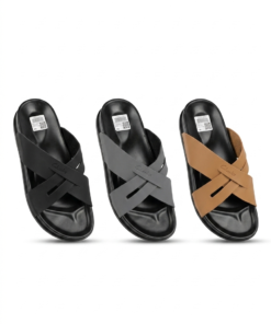 Alternative view of UrbanEase Cross Strap Comfort Sandals for Men