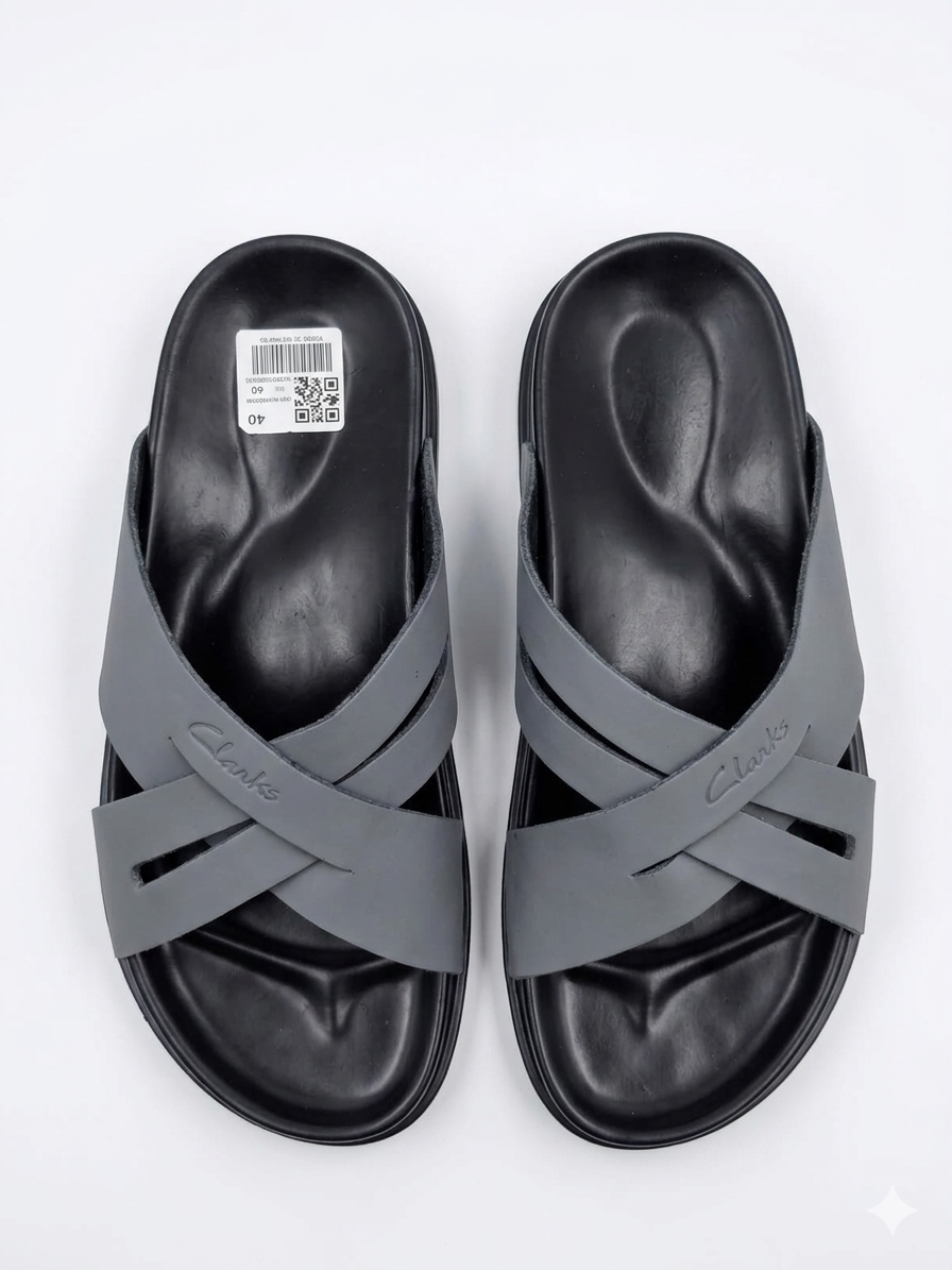 UrbanEase Cross Strap Comfort Sandals for Men - Image 8