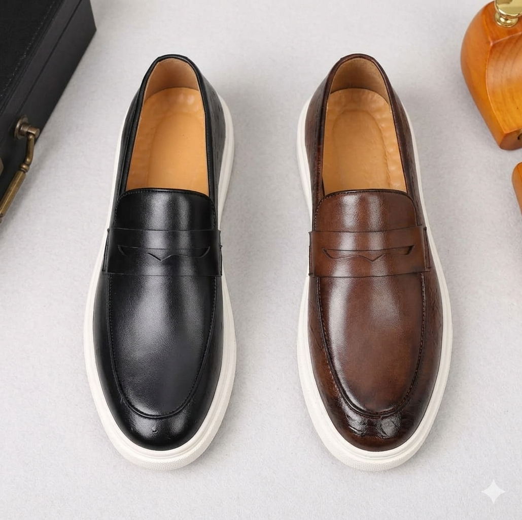 Premium Smart Plain Casual Loafers - Image 3