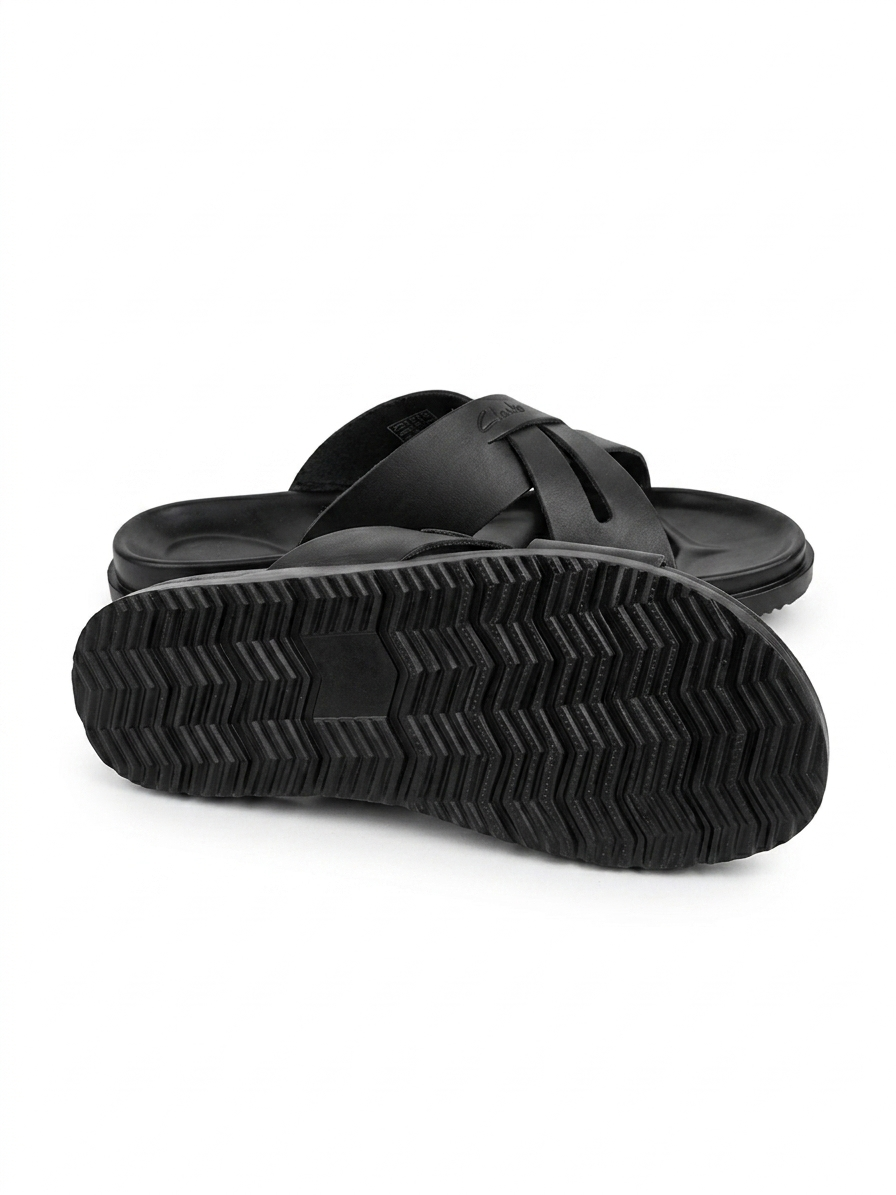 UrbanEase Cross Strap Comfort Sandals for Men - Image 6