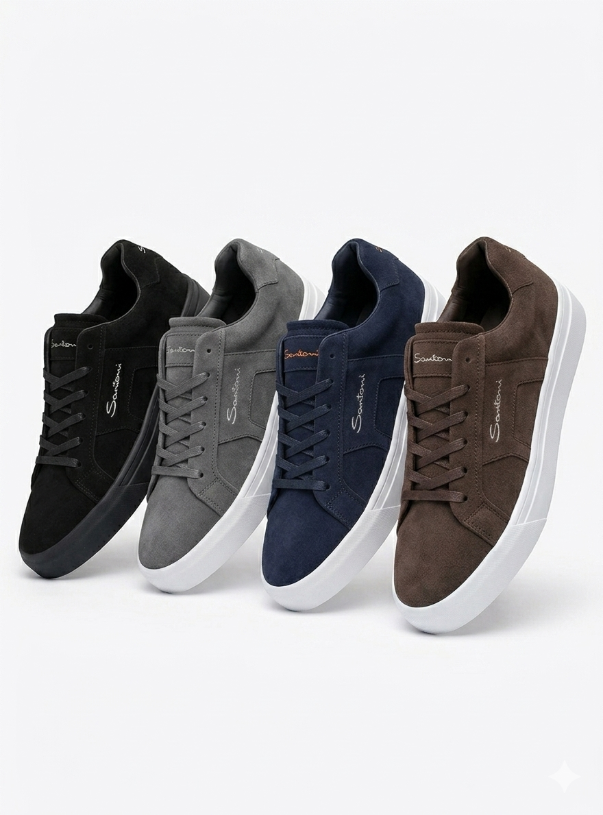 SN UrbanCore Suede Low-Top Sneakers for Men - Image 6