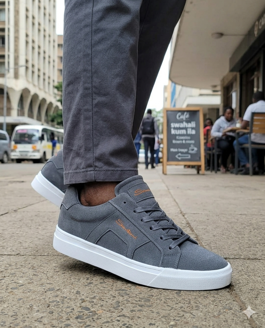 SN UrbanCore Suede Low-Top Sneakers for Men - Image 9