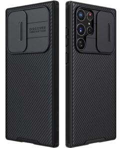 Nillkin for Samsung Galaxy S26 Ultra Case with Camera Cover, Built-in Slide Camera Protection, Slim Fit, Anti-Scratch & Slip, Shockproof Protective Phone Case for Galaxy S26 Ultra