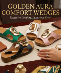 Alternative view of Golden Aura Comfort Wedges