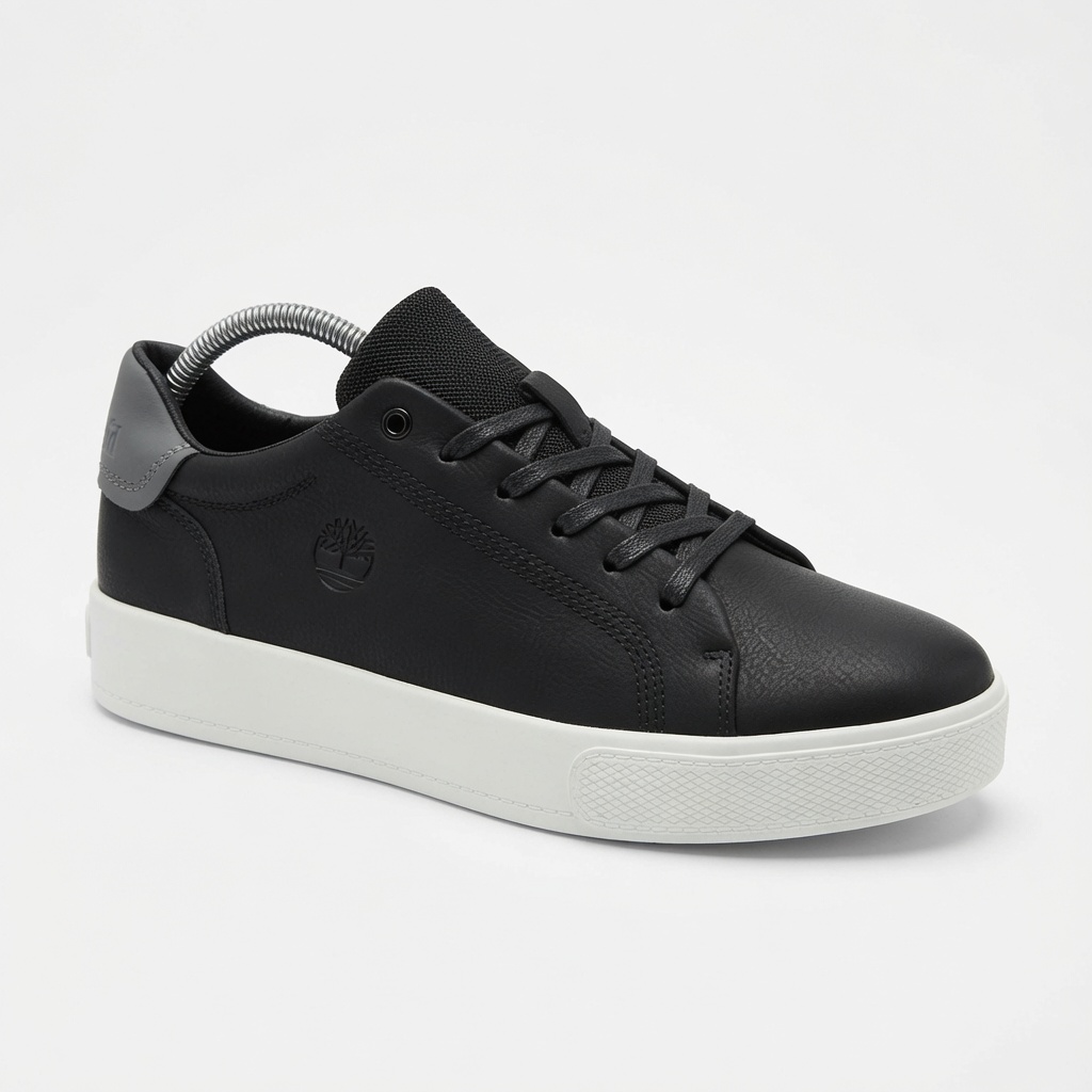 TL Men's Premium Leather Casual Sneakers – Black | Gray | Olive Green - Image 13