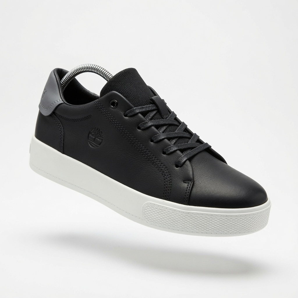 TL Men's Premium Leather Casual Sneakers – Black | Gray | Olive Green - Image 10