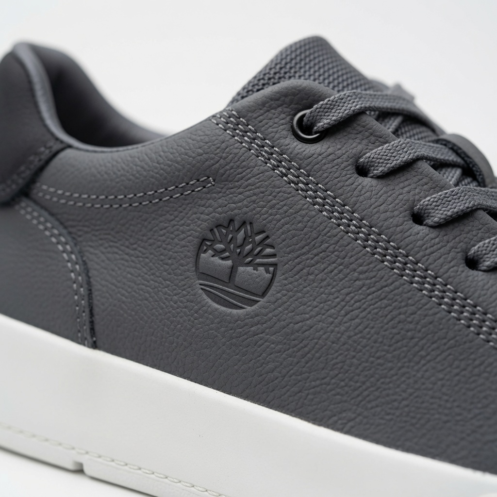 TL Men's Premium Leather Casual Sneakers – Black | Gray | Olive Green - Image 4
