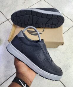 Men's Premium Perforated Leather Casual Sneakers – Comfort Street Shoes
