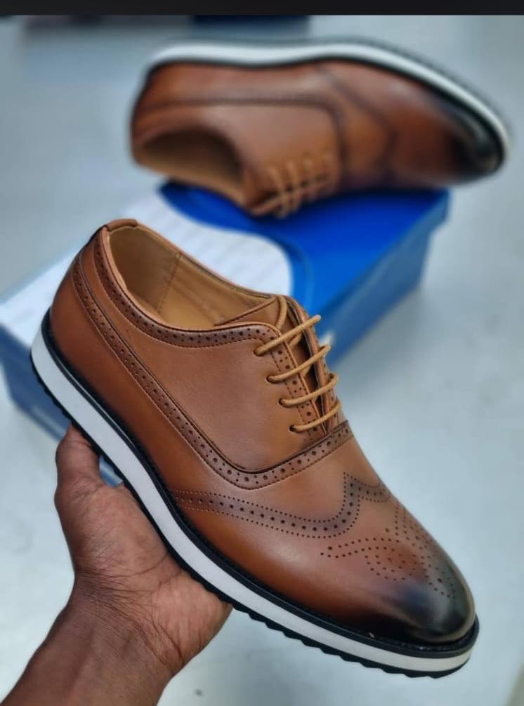 TM Executive Smart Casual Leather Sneakers for Men - Image 3