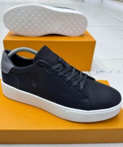 TL Men's Premium Leather Casual Sneakers – Black | Gray | Olive Green