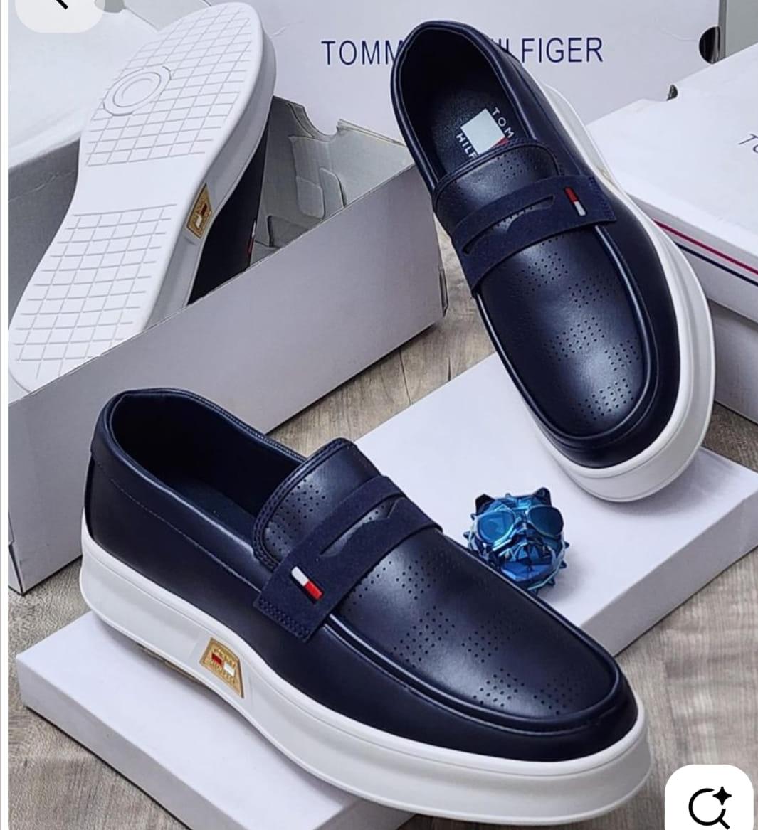 Men's Premium Leather Penny Loafers – Smart Casual Slip-On Platform Shoes - Image 9