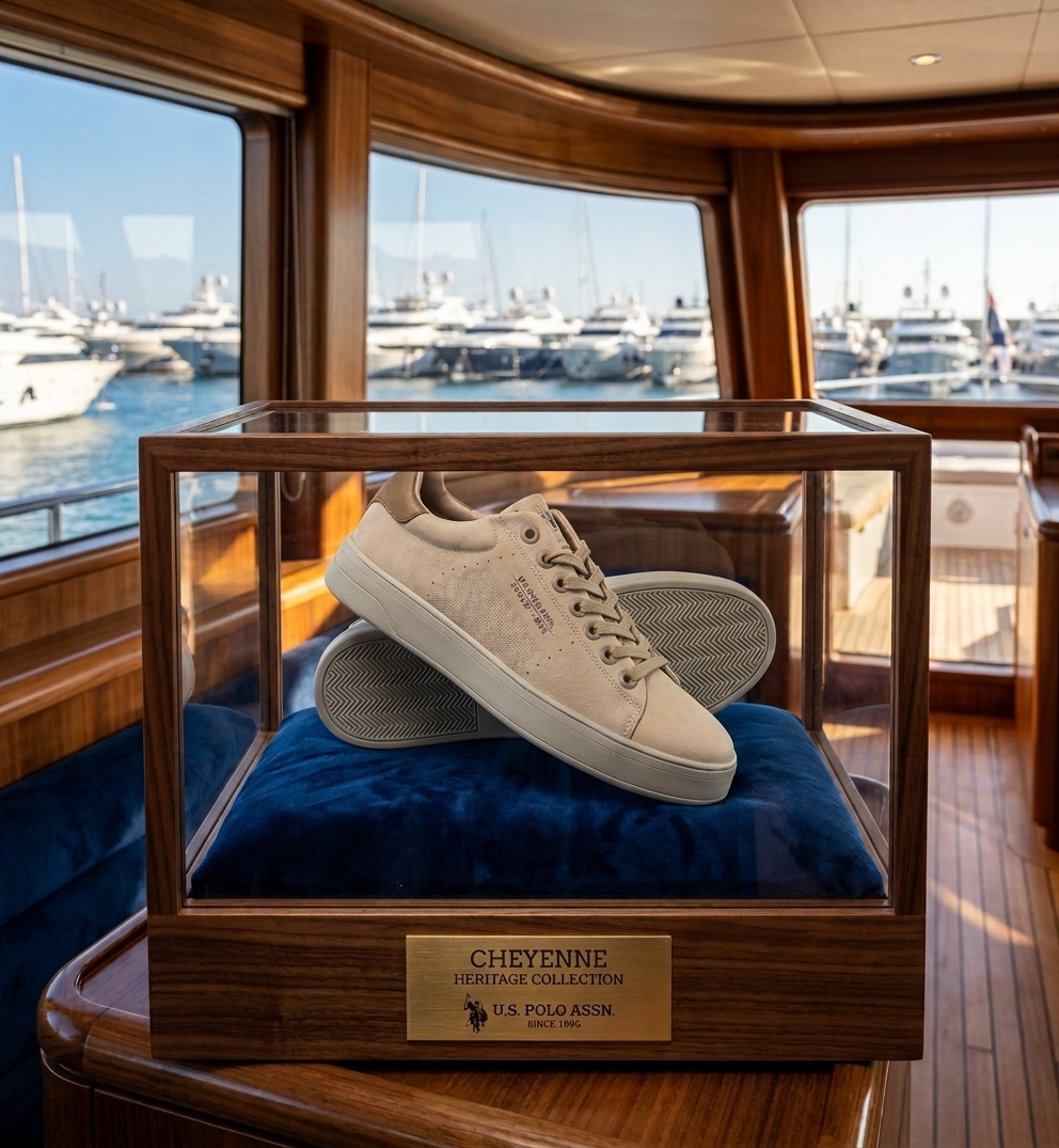 Cheyenne Heritage Collection – Men’s Low-Top Smart Casual Leather Sneakers - Image 2