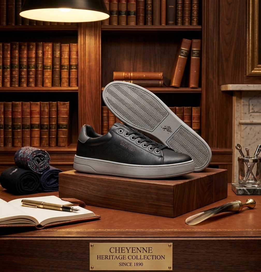Cheyenne Heritage Collection – Men’s Low-Top Smart Casual Leather Sneakers - Image 6