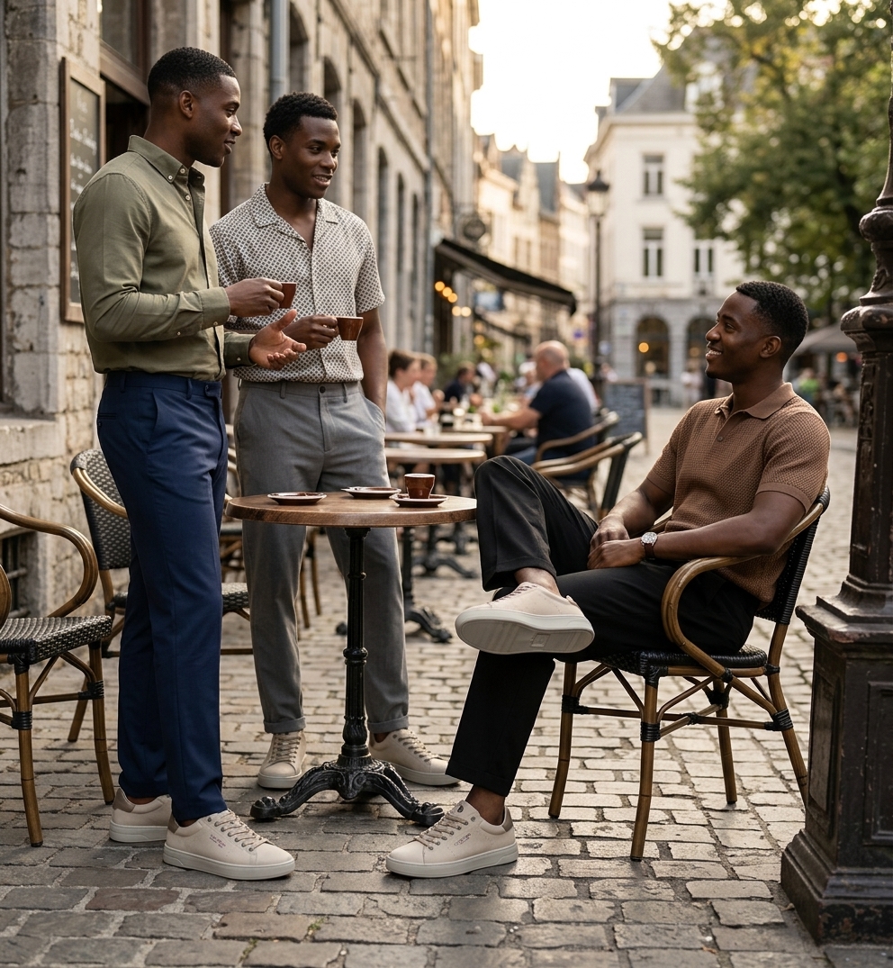 Cheyenne Heritage Collection – Men’s Low-Top Smart Casual Leather Sneakers - Image 7