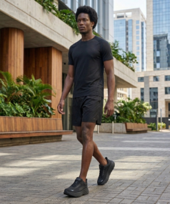 Alternative view of Triple Black Ultra-Cushioned Lightweight Running Shoes