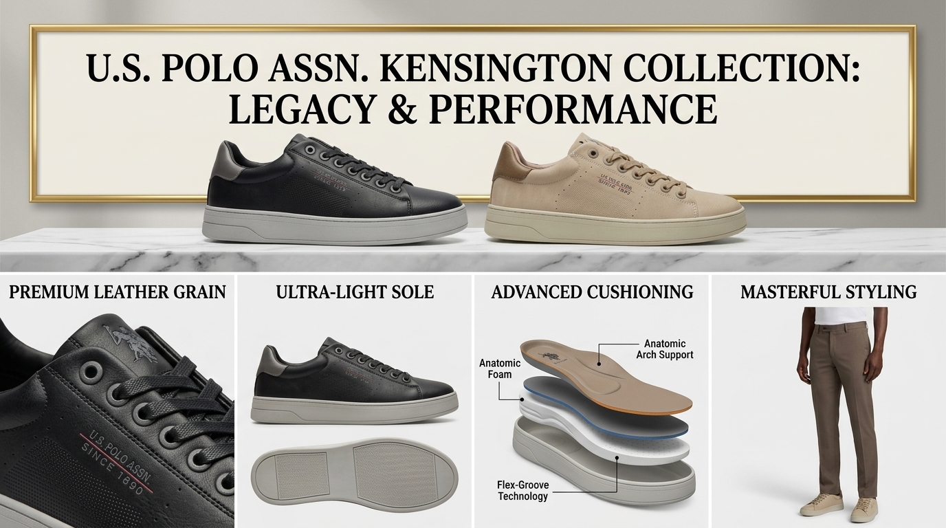 Cheyenne Heritage Collection – Men’s Low-Top Smart Casual Leather Sneakers - Image 8