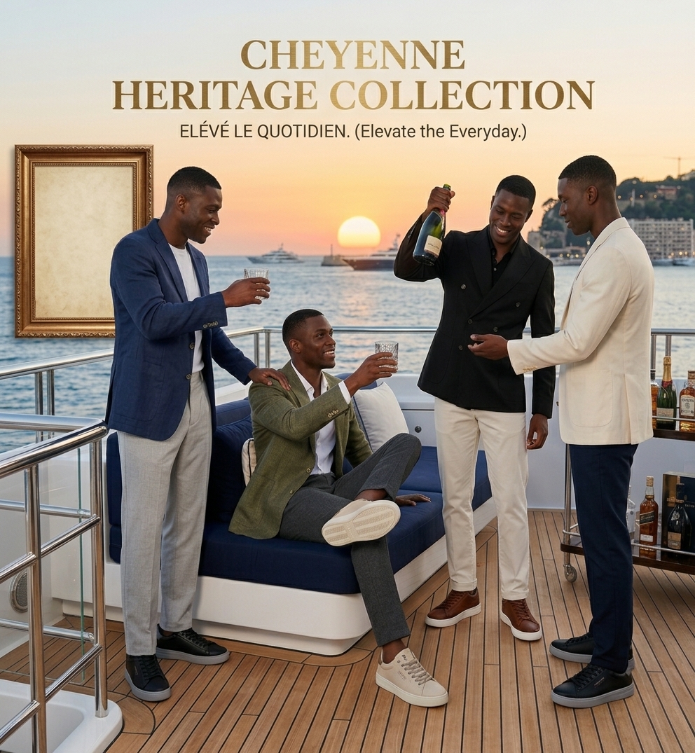 Cheyenne Heritage Collection – Men’s Low-Top Smart Casual Leather Sneakers - Image 10