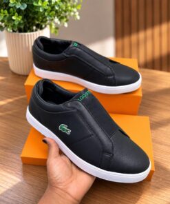 Men's Minimalist Leather Slip-On Walking Sneakers