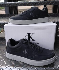 Urban Edge Monogram Textured Leather Low-Top Sneakers