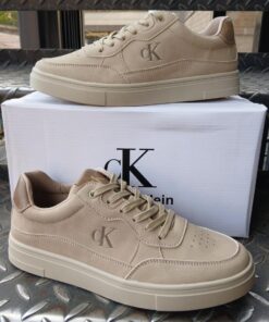 Alternative view of Urban Edge Monogram Textured Leather Low-Top Sneakers