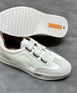 Alternative view of Monarch Leather & Suede Low-Top Buckle Sneaker
