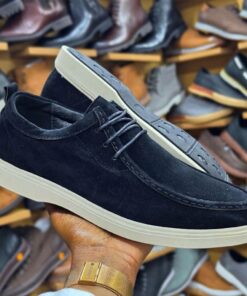 Men’s Smart Casual Suede Loafers with Rubber Sole